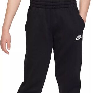 Nike Boys Black Fleece Sweatpants